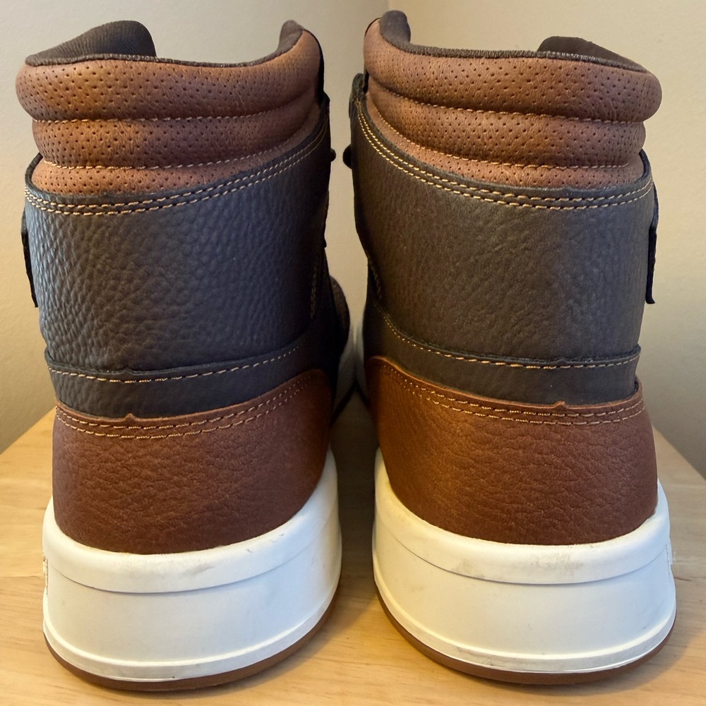 Levi’s Men’s High-Top Sneakers / Boots – Brown & Dark Gray – Size 13 - Picture 6 of 9